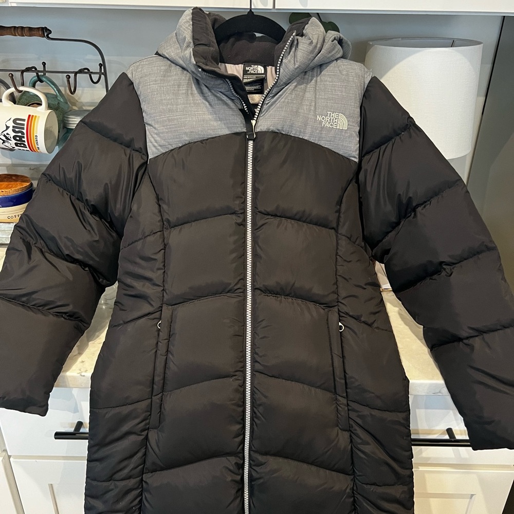 The North Face Girls Size 14/16 Goose Down Long Parka